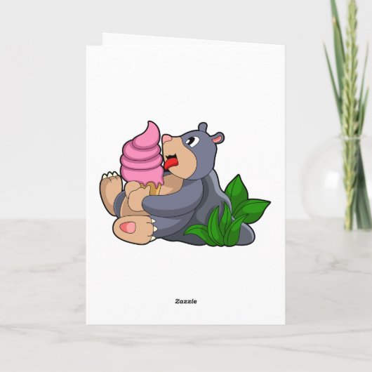 Nadel mit Waffeleis Karte (Rückseite)