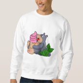 Nadel mit Waffeleis Sweatshirt (Vorderseite)