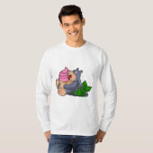 Nadel mit Waffeleis T-Shirt (Vorne ganz)