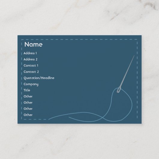 Nadel - mollig visitenkarte (Vorderseite)