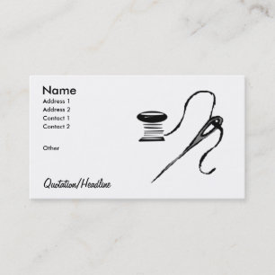 Nadel/Spule Visitenkarte