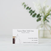 Nadel und Faden Visitenkarte (Stehend Vorderseite)