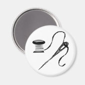 Nadel und Thread Magnet (Vorderseite/Rückseite)