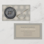 Nadel- und Thread-Nadel nach oben Visitenkarte (Vorne/Hinten)