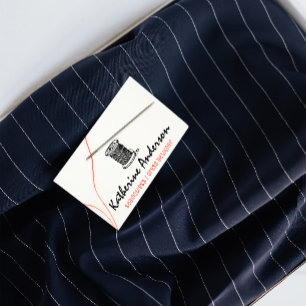 Nadel und Thread Nähen Seamstress Visitenkarte