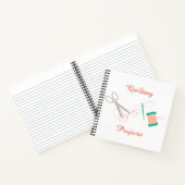 Nadel- und Thread-Notebook Notizblock (Innenseite)