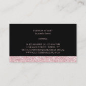 Nadel und Thread Rose Gold Seamstress oder Schneid Visitenkarte (Rückseite)