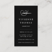 Nadel und Thread | Seamstress Schneiderveränderung Visitenkarte (Rückseite)