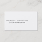 Nadel und Thread Visitenkarte (Rückseite)