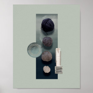 Nadelarbeit_1_Herz Stich mattes Poster