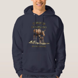 Nadelbaum-Mama-und-Baby-Elch-Sweatshirt Hoodie