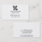 Nadelbaum-Niederlassung Visitenkarte (Vorne/Hinten)