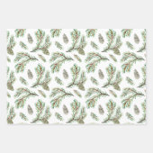 Nadelbäume, Kiefern und Kiefern Geschenkpapier Set (Vorderseite 2)