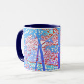 Nadelbäume Tasse (Vorderseite Links)