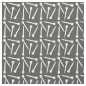 Nadelbäume Weiß Stoff (Muster)