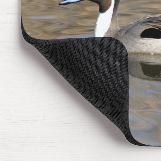 Nadelente schwimmt in einem Teich Mousepad (Ecke)