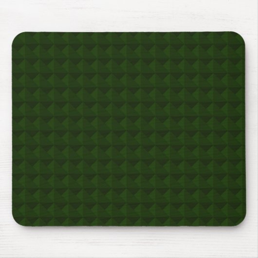 Nadelgrün, fest, geometrisch. mousepad (Vorne)