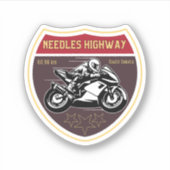 Nadeln Autobahn Autobahn Reise Süd Dakota Aufkleber (Vorderseite)