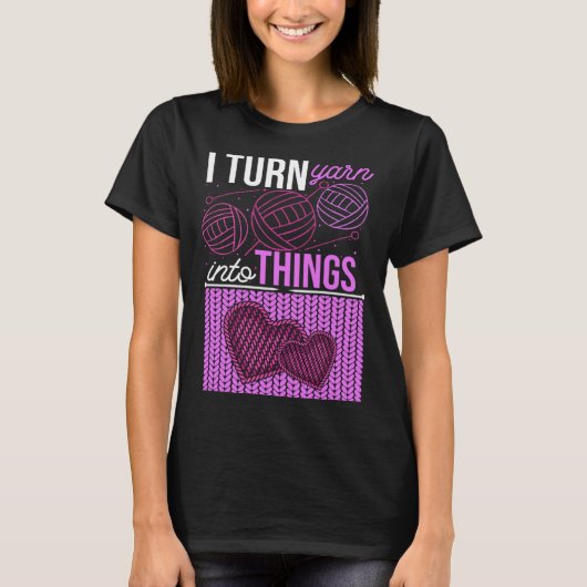 Nadeln Crochet Patterns Crochet Needle H T-Shirt (Vorderseite)