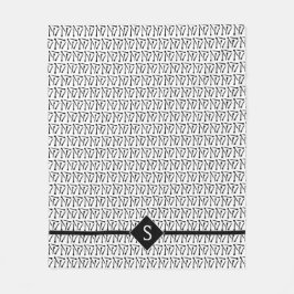 Nadeln Handwerksartikel Erstweiß + Schwarz Fleecedecke