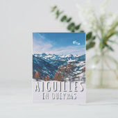 Nadeln in Queyras Station Postkarte (Stehend Vorderseite)