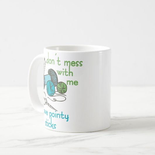 Nadeln Kaffeetasse (Vorderseite Links)