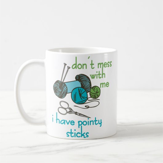 Nadeln Kaffeetasse (Links)