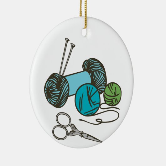 Nadeln Keramik Ornament (Rechts)