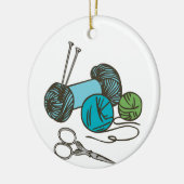 Nadeln Keramik Ornament (Links)