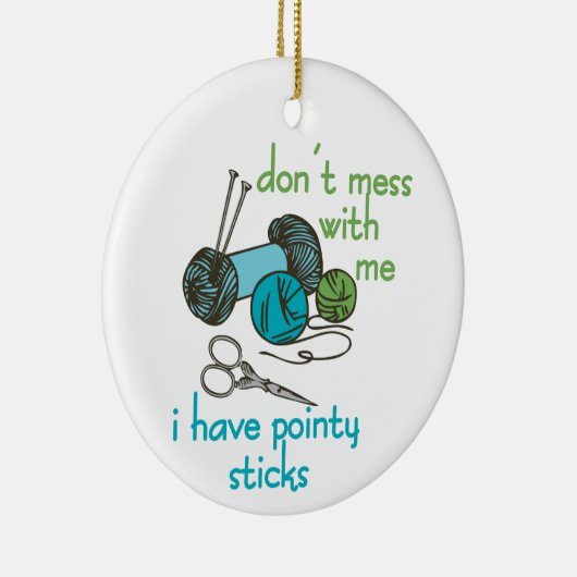 Nadeln Keramik Ornament (Rechts)