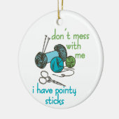 Nadeln Keramik Ornament (Links)