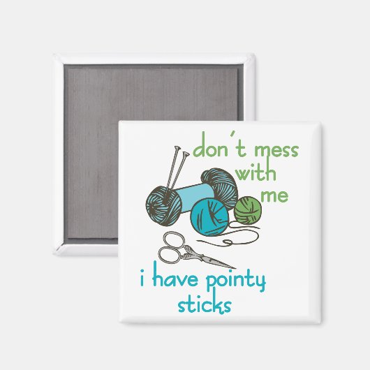 Nadeln Magnet (Vorderseite/Rückseite)