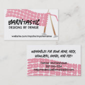 Nadeln, Nadeln, handnarbenbraune Visitenkarten Visitenkarte (Vorne/Hinten)