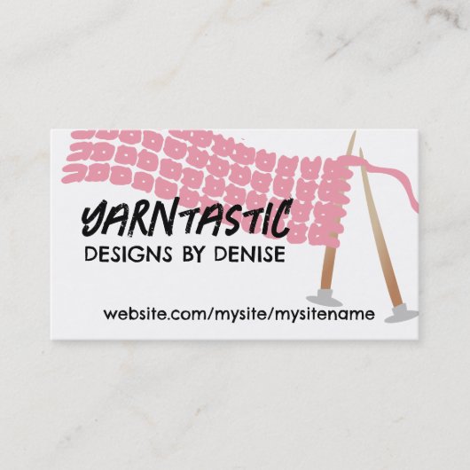 Nadeln, Nadeln, handnarbenbraune Visitenkarten Visitenkarte (Vorderseite)