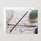 Nadeln Postkarte (Vorne/Hinten)