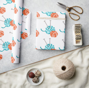 Nadeln und Garne, aus Spinnstoffen Geschenkpapier