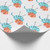 Nadeln und Garne Geschenkpapier (Ecke)