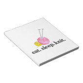 Nadeln und Garne Notizblock (angewinkelt)