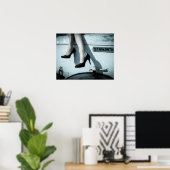 Nadelnase und Stilettos Poster (Heimbüro)