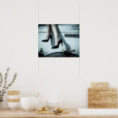 Nadelnase und Stilettos Poster (Küche)