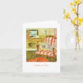 Nadelspitzen-Kissen-Gruß-Karte Karte (Gelbe Blume)