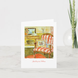 Nadelspitzen-Kissen-Gruß-Karte Karte