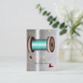 Nadelspole Nähen Thread Schneider Visitenkarte (Stehend Vorderseite)