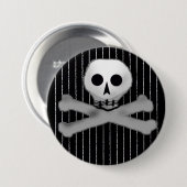 Nadelstreifen skully button (Vorne & Hinten)