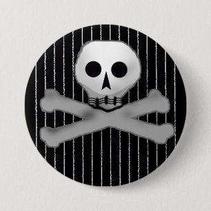 Nadelstreifen skully button