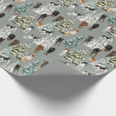 Nadelwald Geschenkpapier (Ecke)