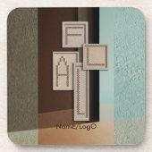 nadelwork_3_4forfall_2 harter Kunststoff Getränkeuntersetzer (Vorderseite)