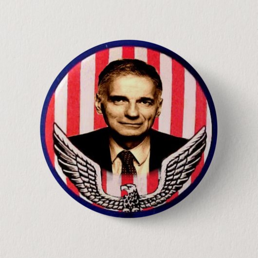 Nader-Adlerknopf Button (Vorderseite)