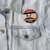 Nader für Präsidenten Button (Beispiel)