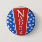 Nader-Stern-Knopf Button (Vorderseite)